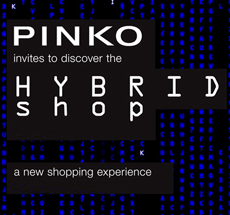 Pinko store . Hybrid shop