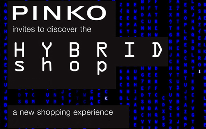 Pinko store . Hybrid shop . MIlano . Italy