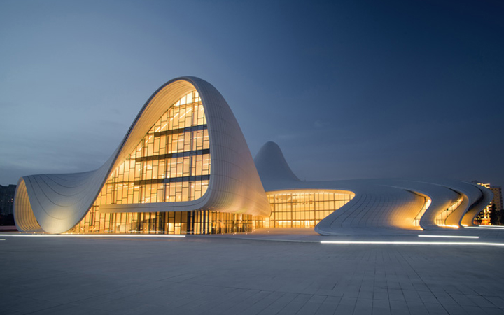 Heydar Aliyev Centre . Zaha Hadid . Baku . Azerbaijan