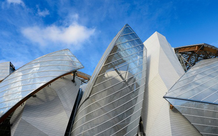 Louis Vuitton fondation . Frank Gehry . Paris . France